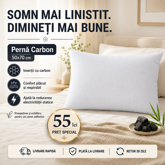Pernă Carbon premium 50x70 cm