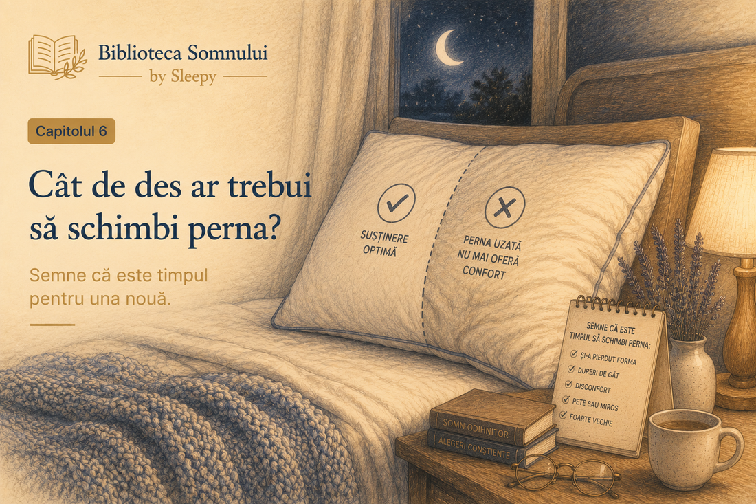 Cât de des ar trebui să schimbi perna? Semne că este timpul pentru una nouă