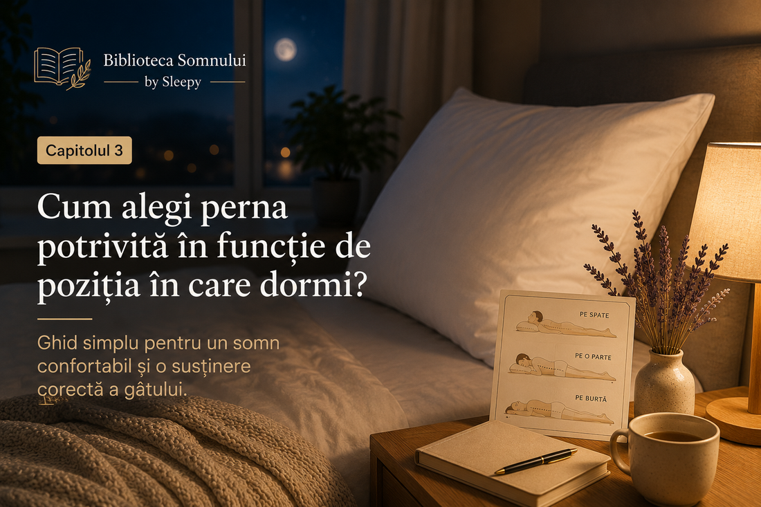 Cum alegi perna potrivită în funcție de poziția în care dormi?
