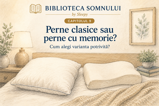Perne clasice sau perne cu memorie? Cum alegi varianta potrivită?