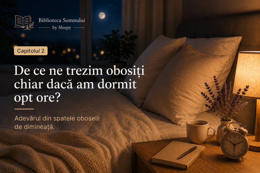 De ce ne trezim obosiți chiar dacă am dormit opt ore?