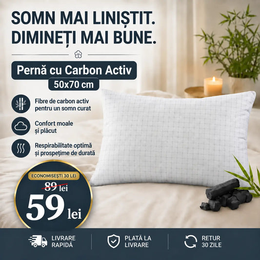 Pernă Carbon premium 50x70 cm