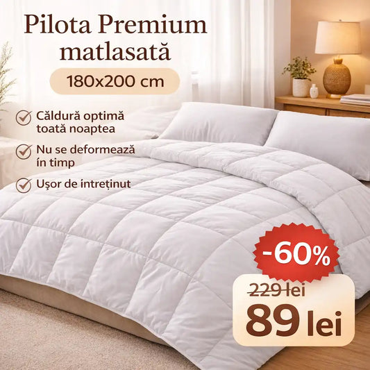 Pilotă Premium Matlasată 180x200 cm